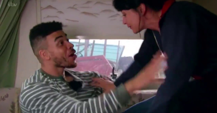 Moira and Nate intimate sex