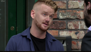 Gary Windass threatens Adam Barlow