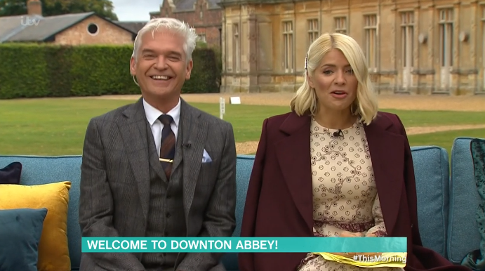 This Morning live from Downton Abbey Credit: ITV