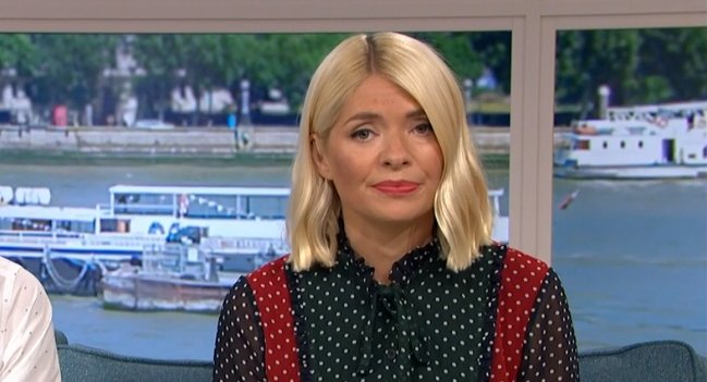 Holly Willoughby on This Morning