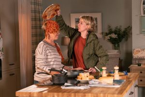 Sally and Abi in Corrie