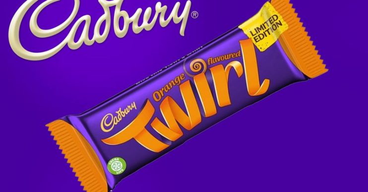 Cadbury orange twirl