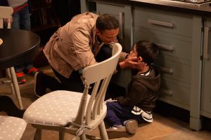 Will Jai discover the truth about his son's wounds? (Credit: ITV)