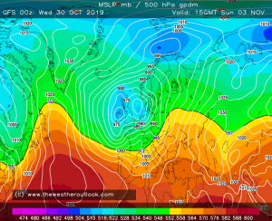Halloween weather (Credit: The Weather Outlook)