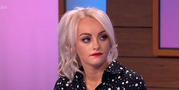 Katie McGlynn on Loose Women Coronation Street Sinead Credit: ITV