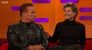 Arnold was being interviewed alongside Linda (Credit: BBC)