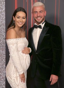 Nadine and Rory welcomed their first child this week Hollyoaks 