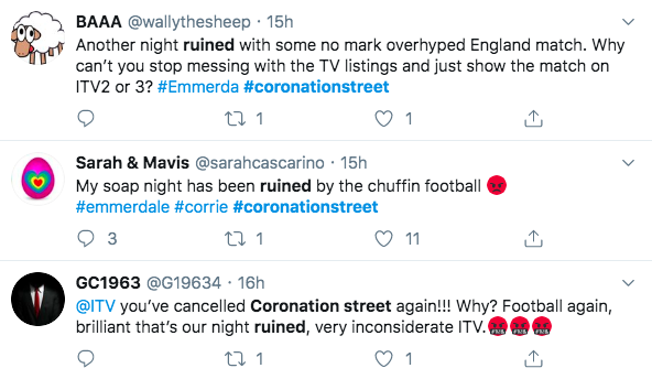 Coronation Street fans' fury as soap cancelled for the football