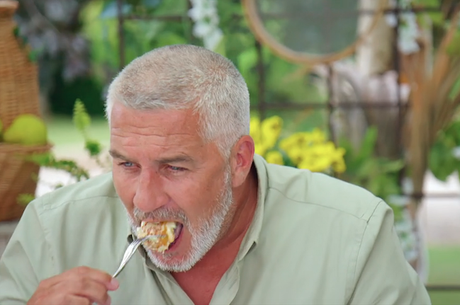 Paul Hollywood on Great British Bake Off