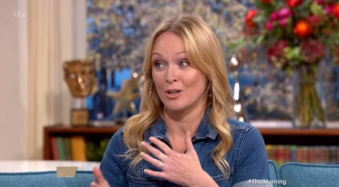 Michelle Hardwick, Emmerdale's Vanessa, on This Morning Credit: ITV