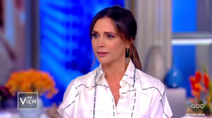 Victoria was on American talk show The View (Credit: abc/YouTube)