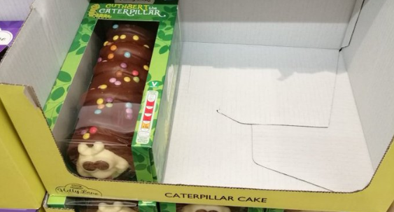 Cuthbert the Caterpillar cake