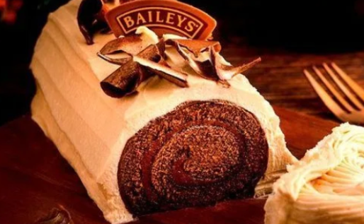 Baileys Chocolate Yule Log