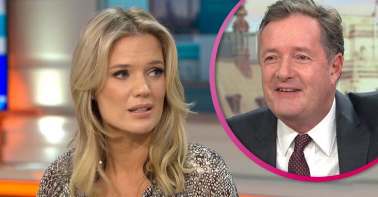Charlotte Hawkins and Piers Morgan