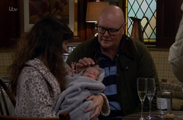 Chas birth Emmerdale