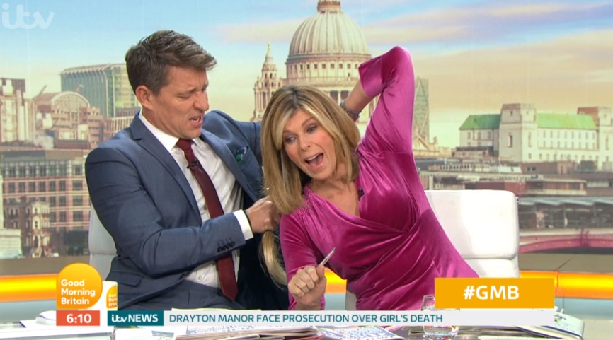 Kate Garraway and Ben Shepard on GMB