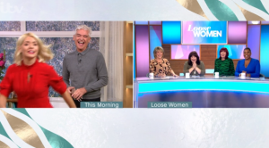 Holly Willoughby and Phillip Schofield on This Morning