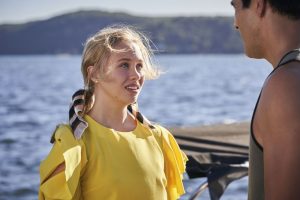 Olivia Deeble's exit as Raffy Morrison.