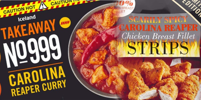 Iceland hot food range