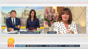 Lorarine Kelly on GMB