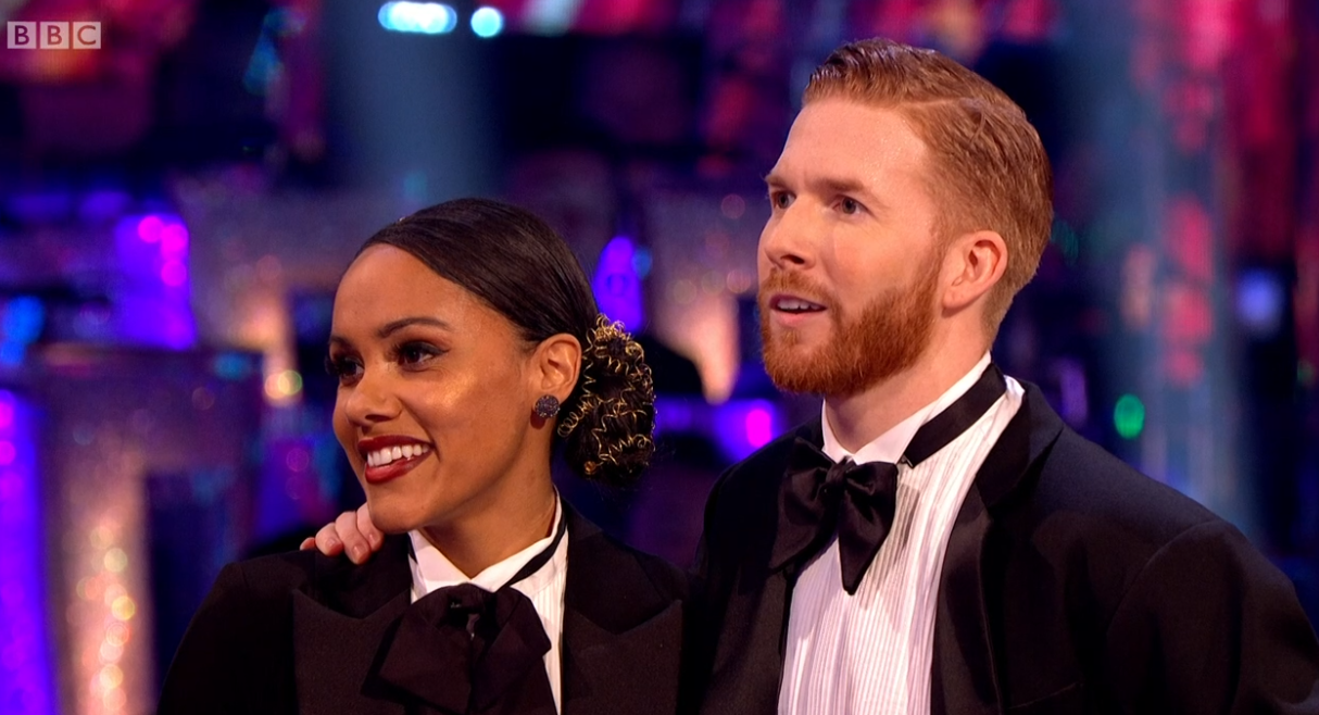 Strictly Come Dancing star Neil Jones and his partner Alex Scott