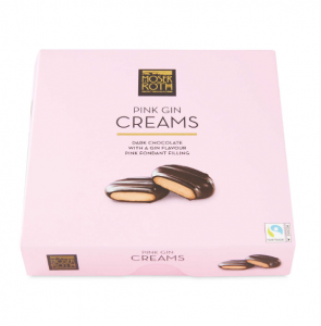 Pink gin chocolates