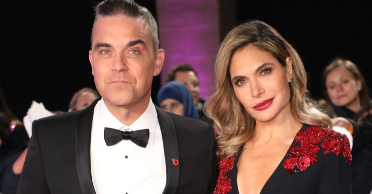 Robbie Williams and Ayda Field