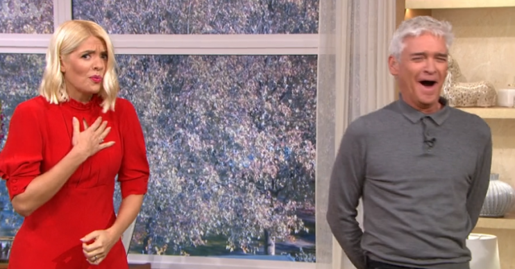 Holly Willoughby and Phillip Schofield on This Morning