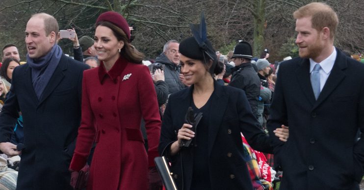 William, Kate, Meghan and Harry