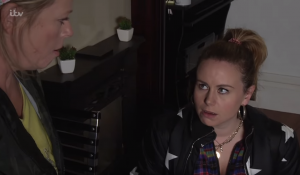 Bernie and Gemma were horrified when they found the pictures in Kel's flat Coronation Street