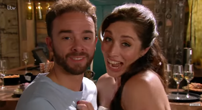 Coronation Street David Shona wedding Credit: ITV