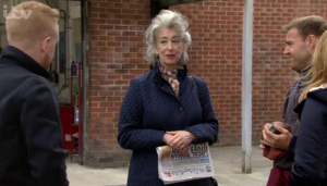 Coronation Street Evelyn Credit: ITV