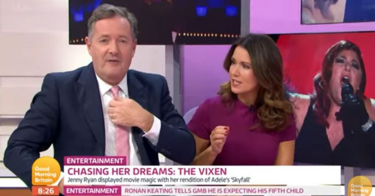 Piers Morgan and Susanna Reid