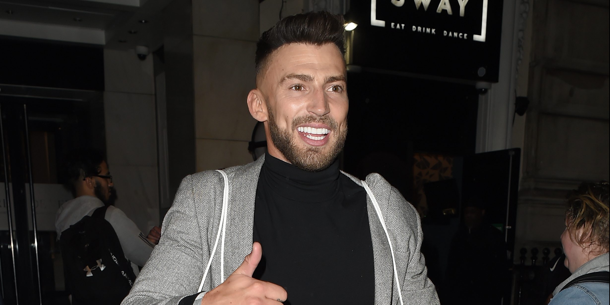Jake Quickenden smiling