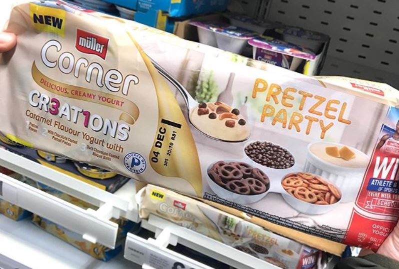 Pretzel yogurts