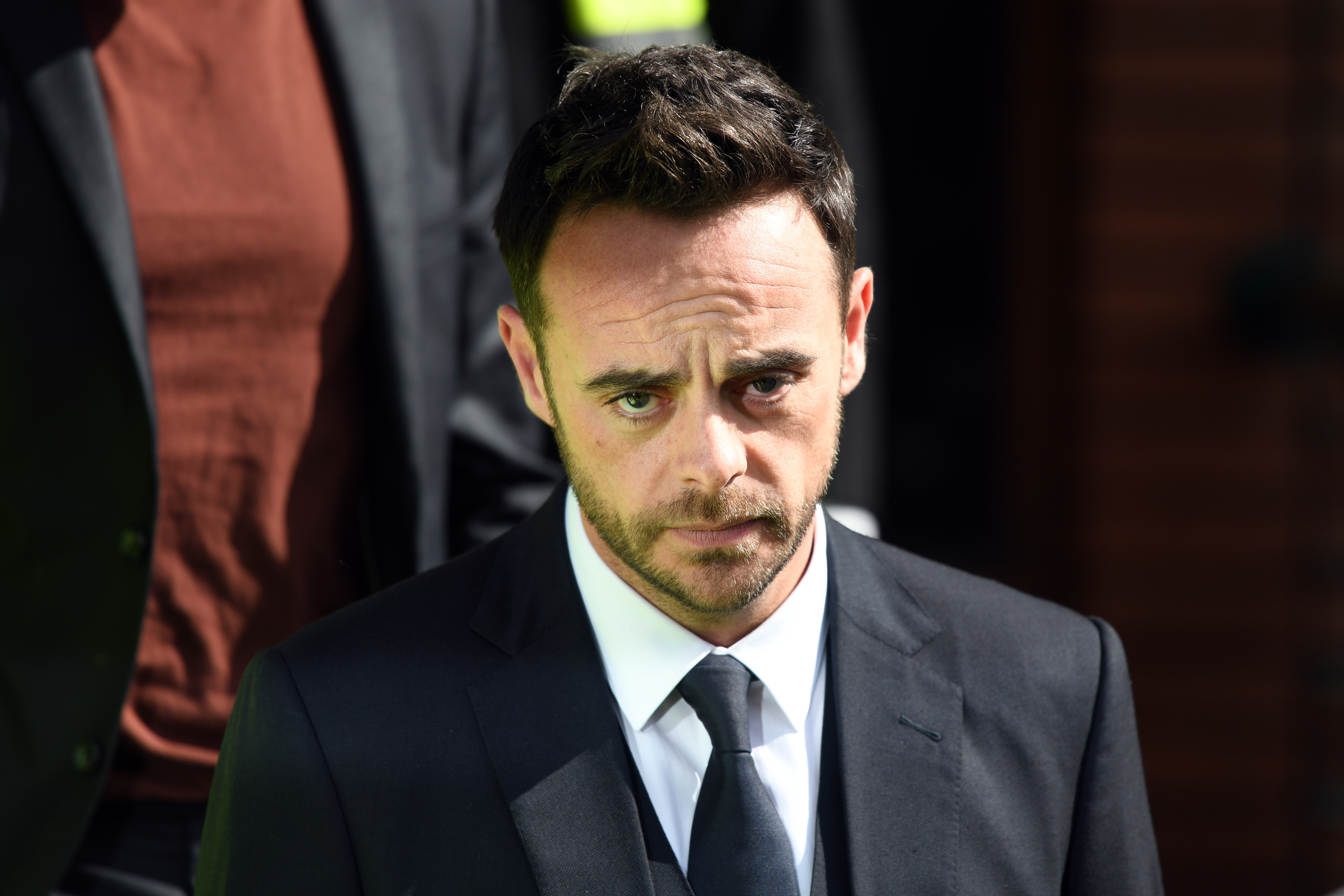 Ant McPartlin looking sad