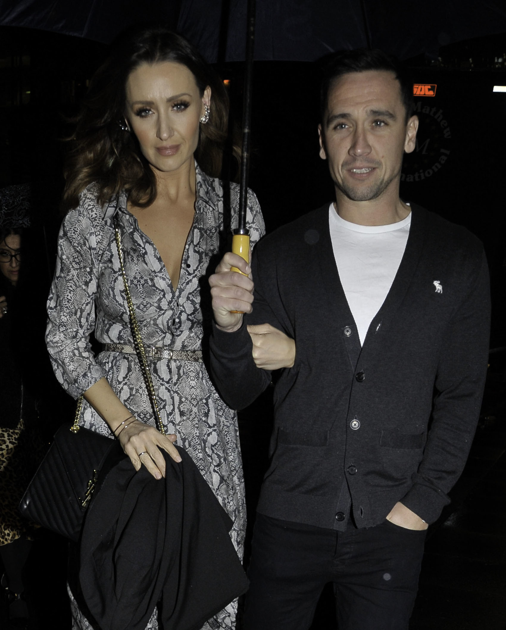 Catherine Tyldesley and Tom Pitfield