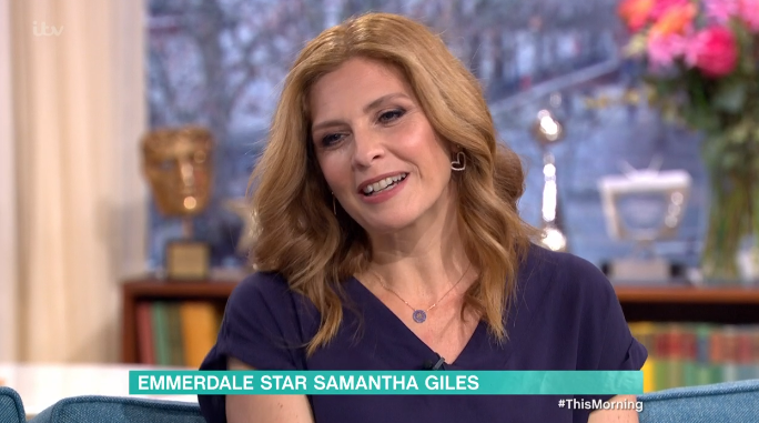 Sam Giles Emmerdale This Morning Credit: ITV