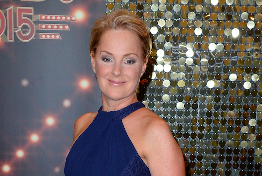 Sally Dynevor and Phoebe 