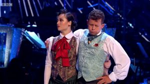 Mike Bushell and Katya Jones