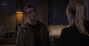 Vinny told Vanessa about Charity's involvement in the casino scam Emmerdale