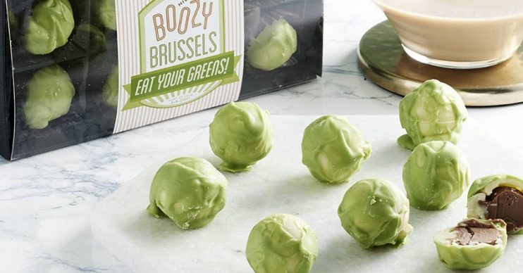 Boozy Chocolate Brussels Sprouts With Baileys