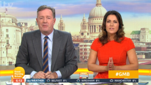 Piers Morgan and Susanna Reid