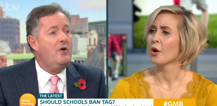 Piers Morgan and GMB guest