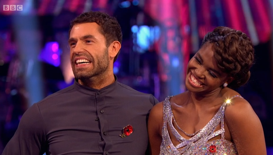 Kelvin Fletcher and Oti Mabuse