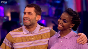Kelvin Fletcher and Oti Mabuse on Strictly 