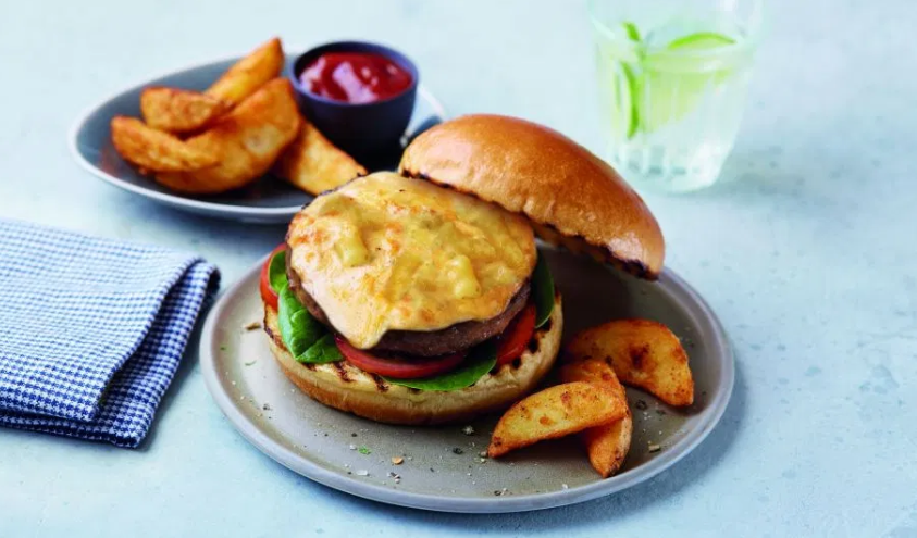 Aldi mac and cheese burger