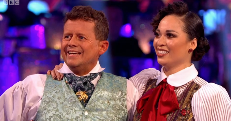Mike Bushell and Katya Jones