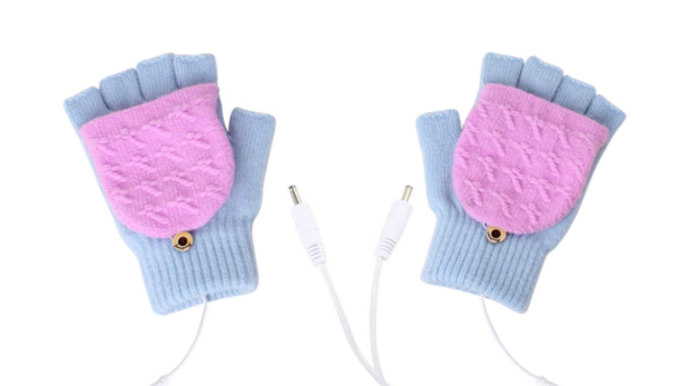 Heated mittens