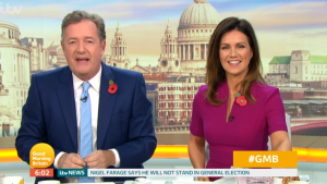 Piers Morgan and Susanna Reid